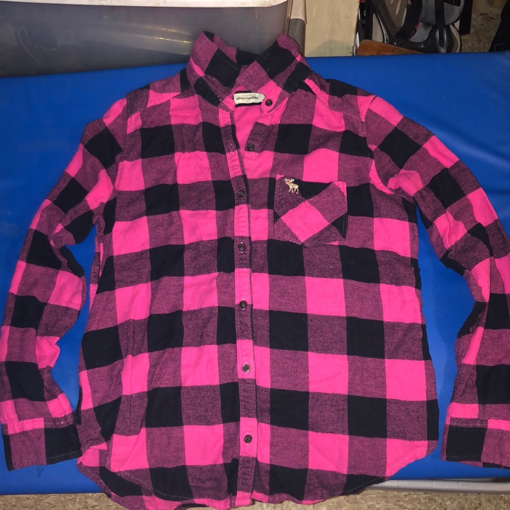 Abercrombie plaid shirt